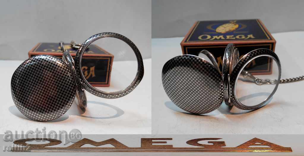 Auction Rare OMEGA silver niello OMEGA pocket watch Auction Rare OMEGA silver niello OMEGA pocket watch