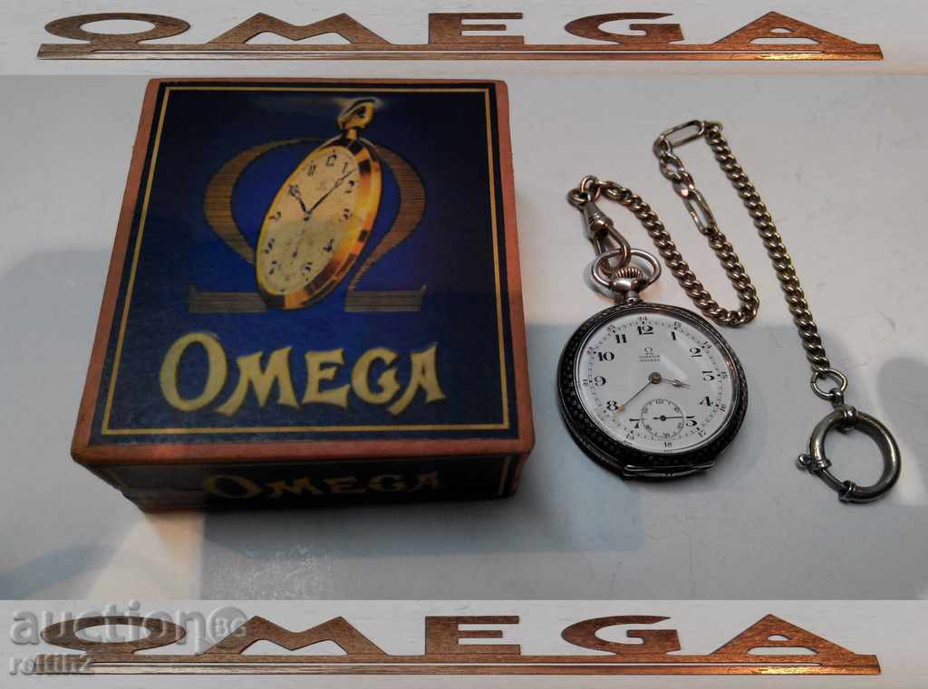 Delivery of Rare OMEGA silver niello OMEGA pocket watch Delivery of Rare OMEGA silver niello OMEGA pocket watch