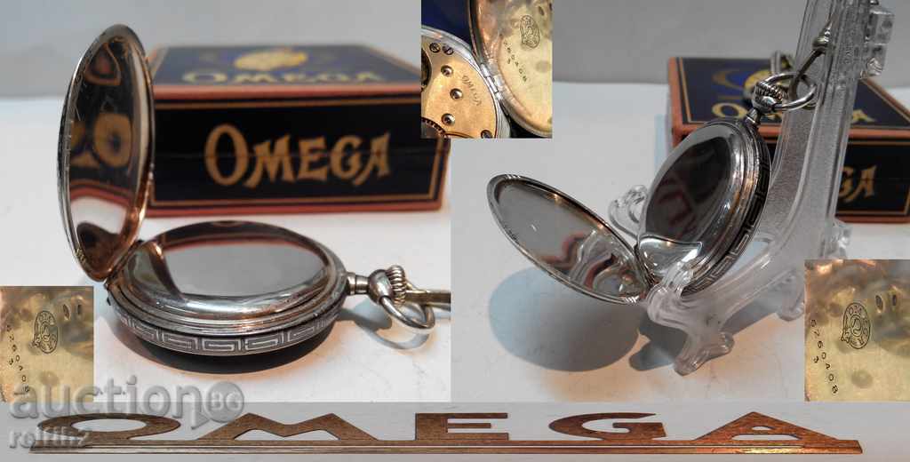 Rare OMEGA silver niello OMEGA pocket watch - 6 Rare OMEGA silver niello OMEGA pocket watch - 6