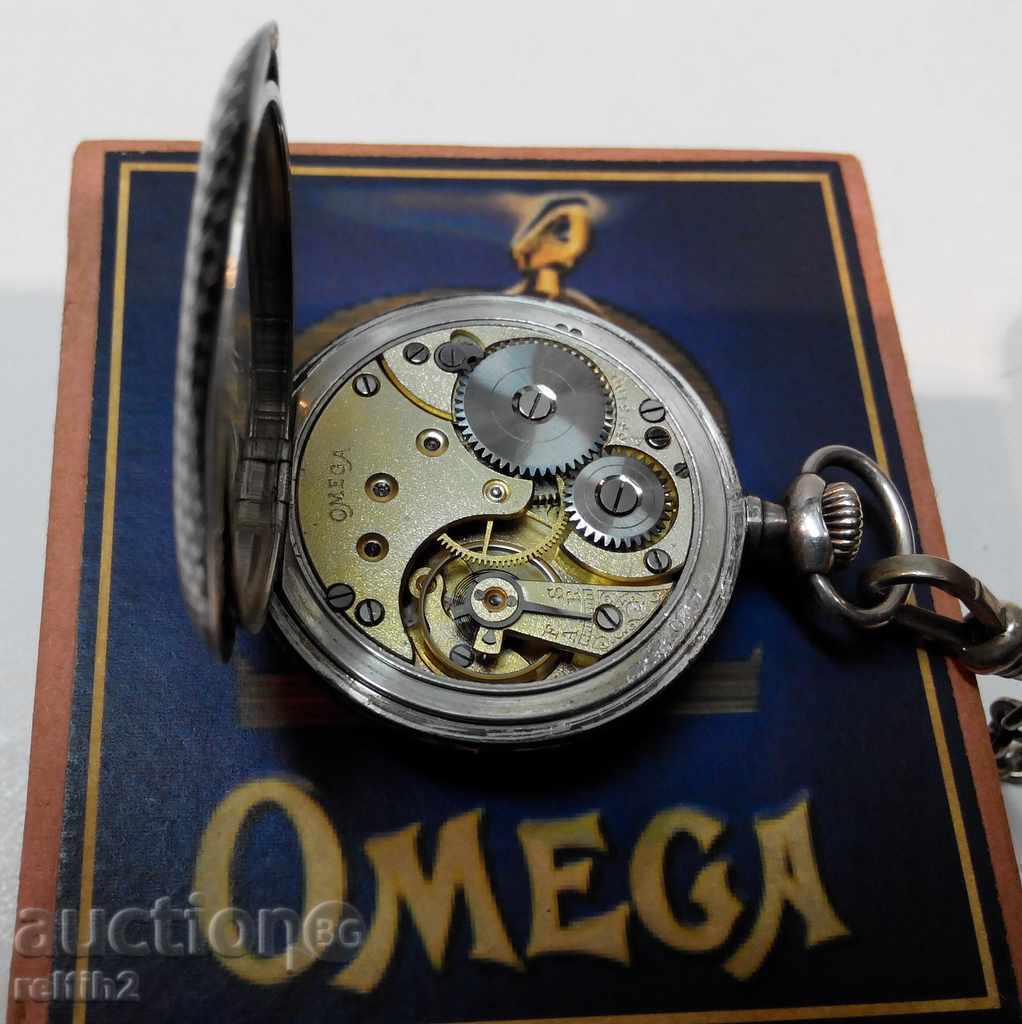 Rare OMEGA silver niello OMEGA pocket watch - 7 Rare OMEGA silver niello OMEGA pocket watch - 7