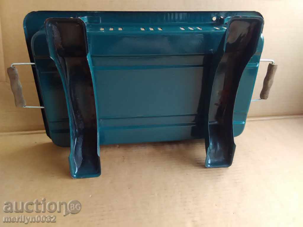 Enamelled tray, tray, enamel container - 7