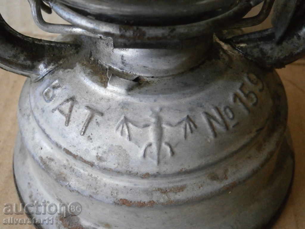 Delivery of old German lantern with bat BAT 159