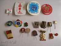 Lot badges from the mid-1960s