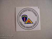 US Army Sticker in Europe