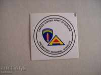 US Army Sticker in Europe