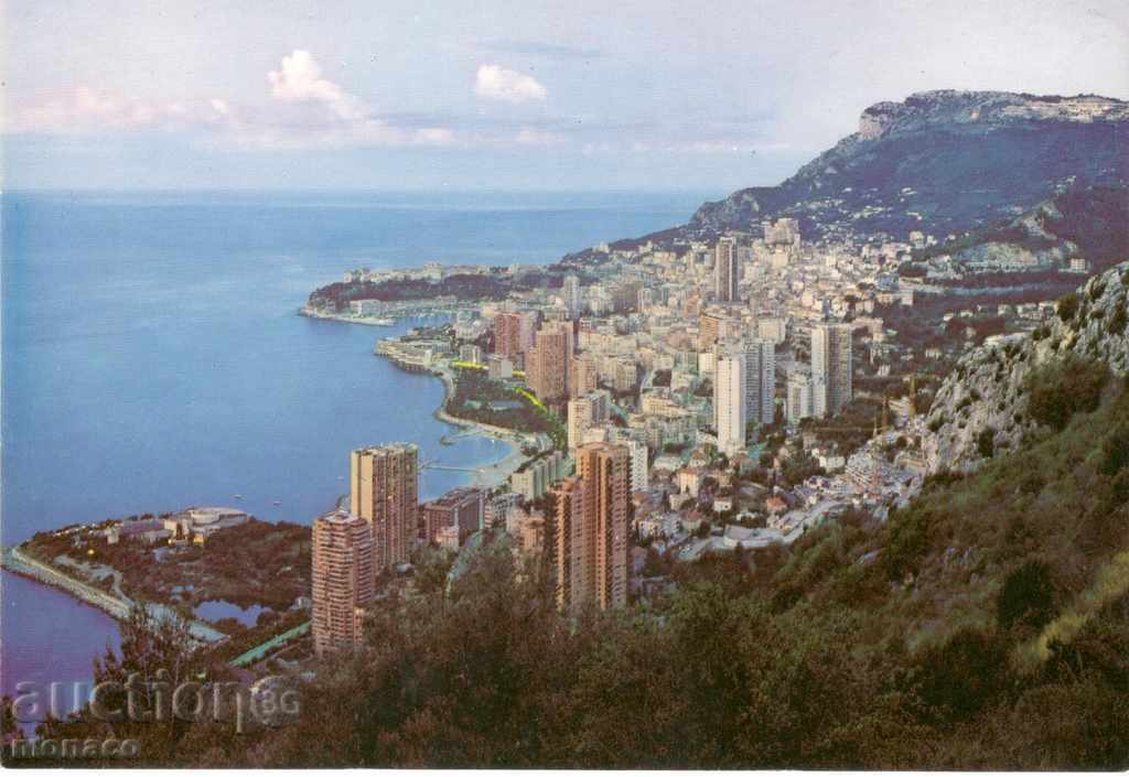 Old postcard - Monte Carlo, General view