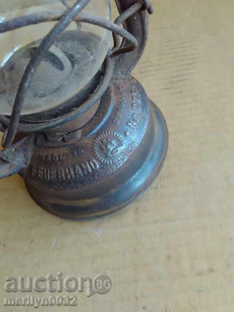Old German lantern, lamp, German lantern lamp with price 55.00 BGN | € 28.12 Old German lantern, lamp, German lantern lamp with price 55.00 BGN | € 28.12