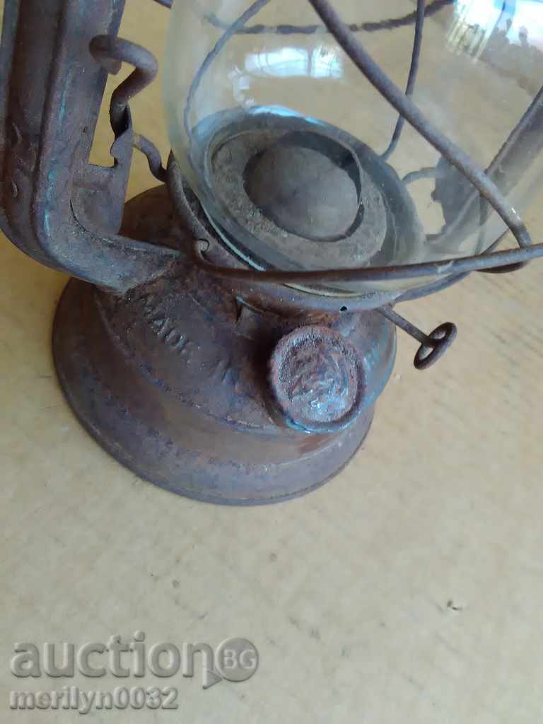 Auction  Old German lantern, lamp, German lantern lamp