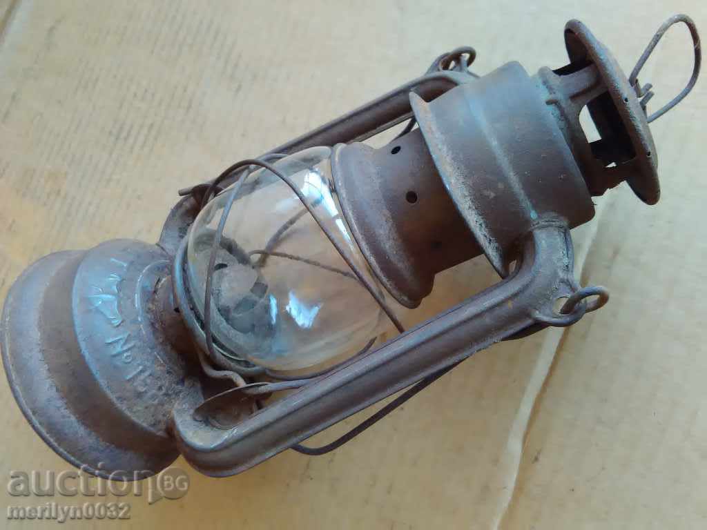 Old German lantern, lamp, German lantern lamp - 5