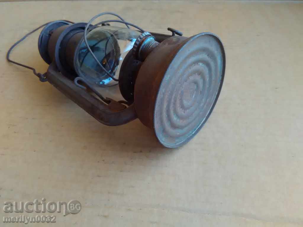 Old German lantern, lamp, German lantern lamp - 6