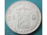 Netherlands 1 Guilder 1923 Silver UNC