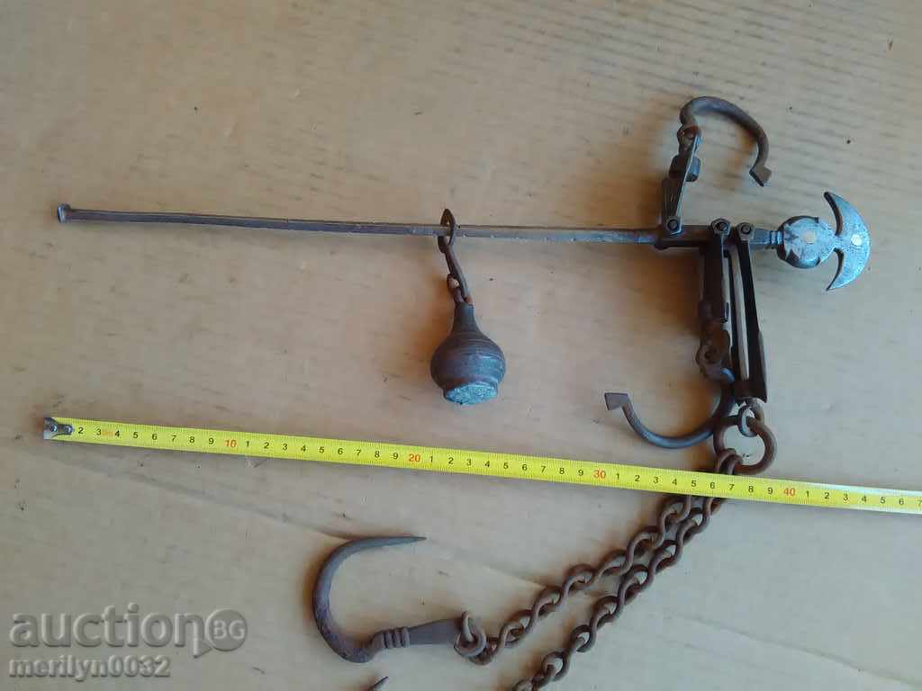 An old Ottoman scales in an eye scales, a pallet - 5 An old Ottoman scales in an eye scales, a pallet - 5