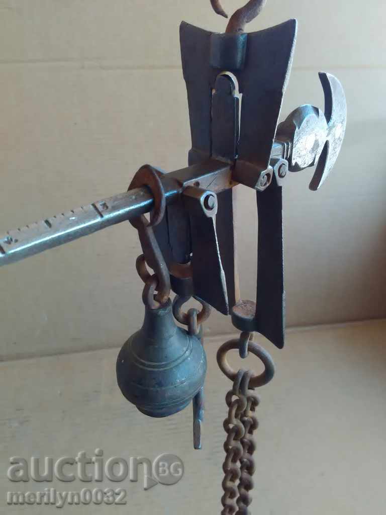 An old Ottoman scales in an eye scales, a pallet - 6 An old Ottoman scales in an eye scales, a pallet - 6