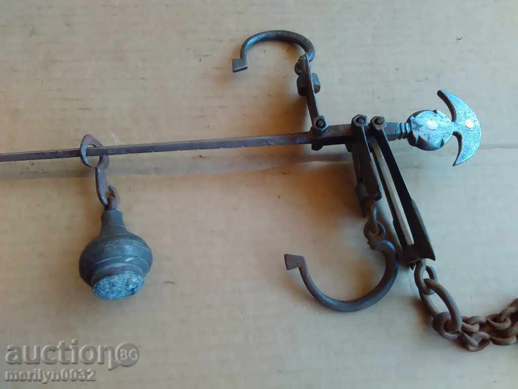 An old Ottoman scales in an eye scales, a pallet - 7 An old Ottoman scales in an eye scales, a pallet - 7