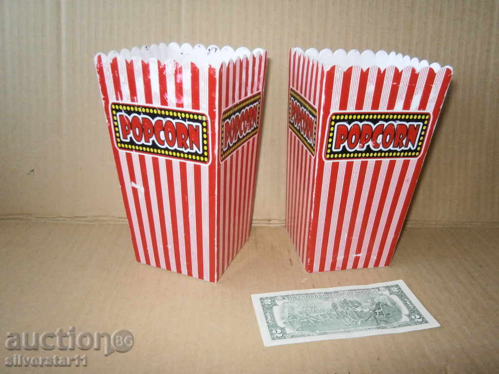 Auction retro popcorn popcorn boxes Auction retro popcorn popcorn boxes