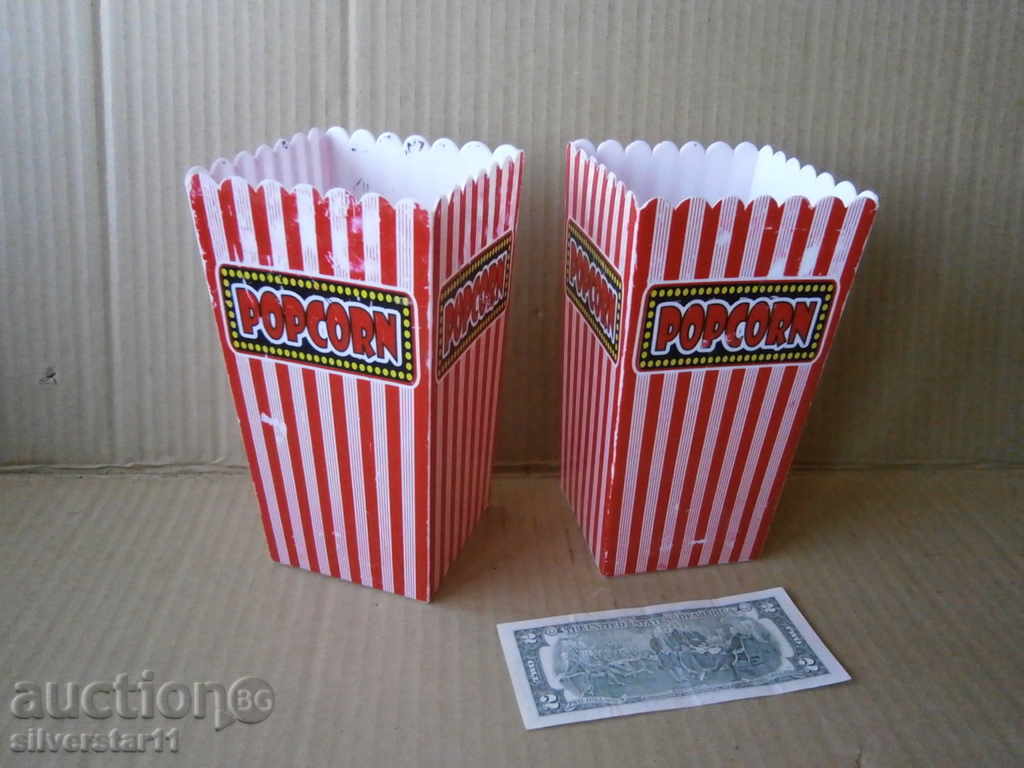retro popcorn popcorn boxes - 6 retro popcorn popcorn boxes - 6