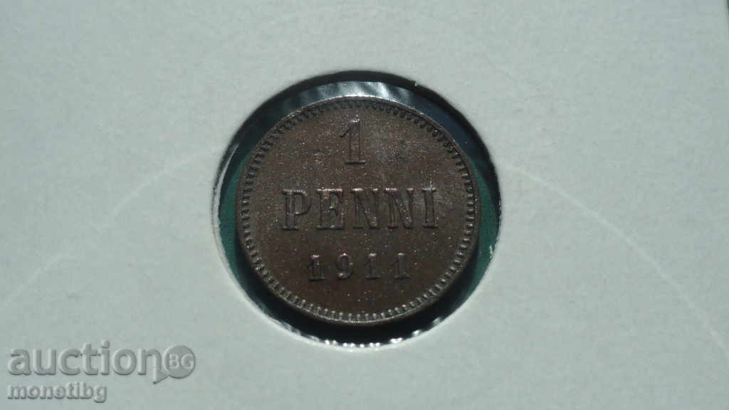 Аукцион Русия (за Финландия) 1911г. - 1 пенни Аукцион Русия (за Финландия) 1911г. - 1 пенни