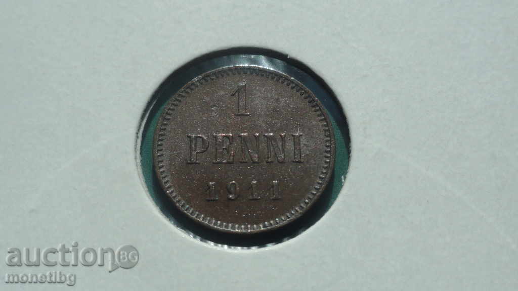 Russia (for Finland) 1911 - 1 penny