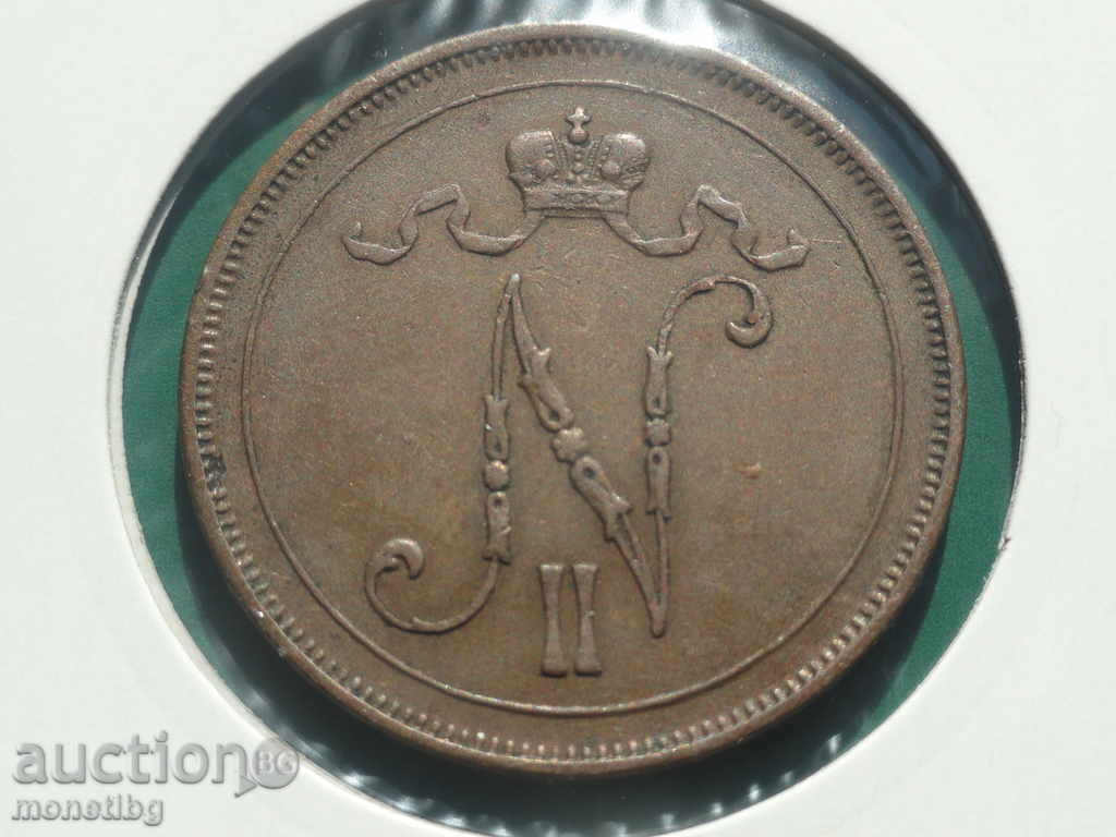 Русия (за Финландия) 1915г. - 10 пенниа - 6 Русия (за Финландия) 1915г. - 10 пенниа - 6