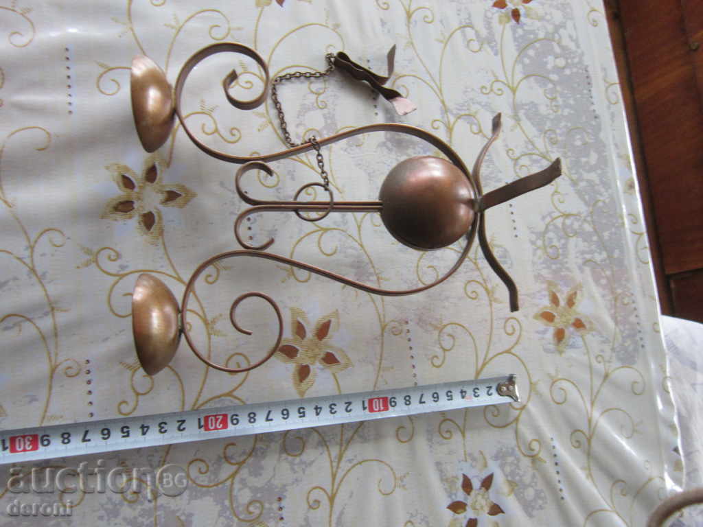 An old candlestick made of copper lamp candle lantern - 6 An old candlestick made of copper lamp candle lantern - 6