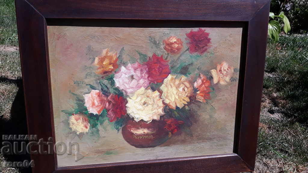 PETER URUMOV (1895 - 1978) - Still life with flowers