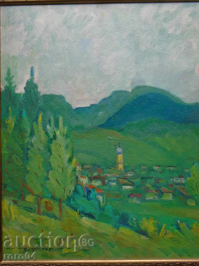 Delivery of NAUM HADJIMLADENOV (1894 - 1985) SAMOKOV WITH RILA
