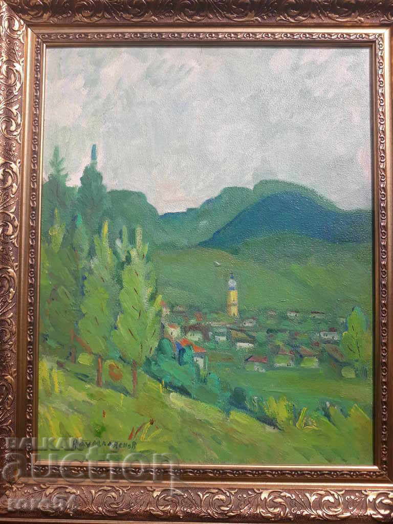 NAUM HADJIMLADENOV (1894 - 1985) SAMOKOV WITH RILA