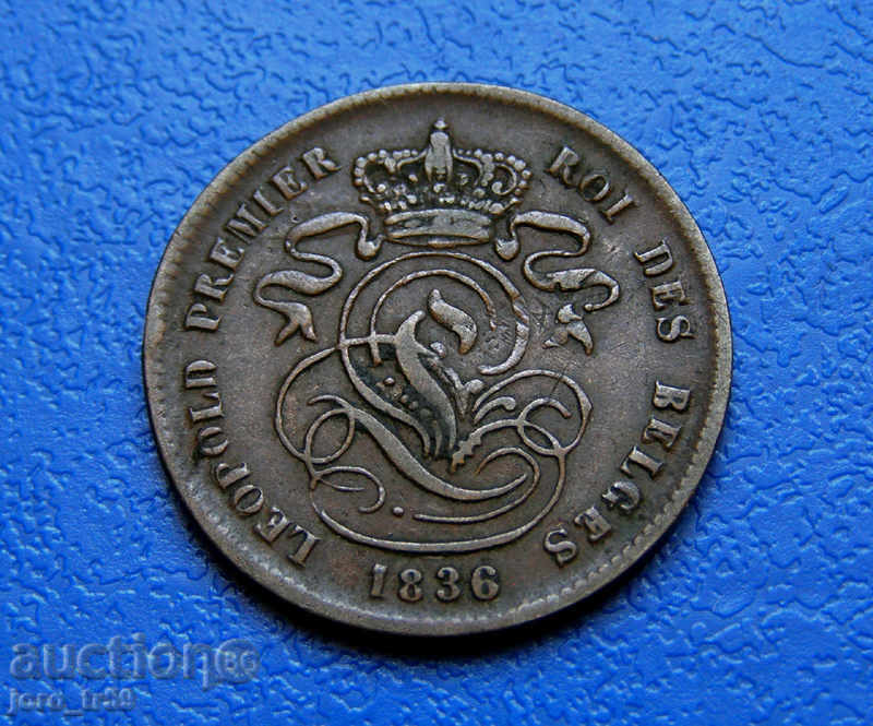 Belgium 2 centimes /2 Centimes/ 1836 with price 11.00 BGN | € 5.62 Belgium 2 centimes /2 Centimes/ 1836 with price 11.00 BGN | € 5.62
