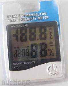 HTC-1 - Thermometer / Humidity Meter / Clock with price 14.00 BGN | € 7.16 HTC-1 - Thermometer / Humidity Meter / Clock with price 14.00 BGN | € 7.16