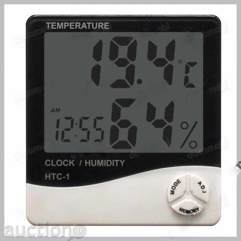 Auction HTC-1 - Thermometer / Humidity Meter / Clock Auction HTC-1 - Thermometer / Humidity Meter / Clock