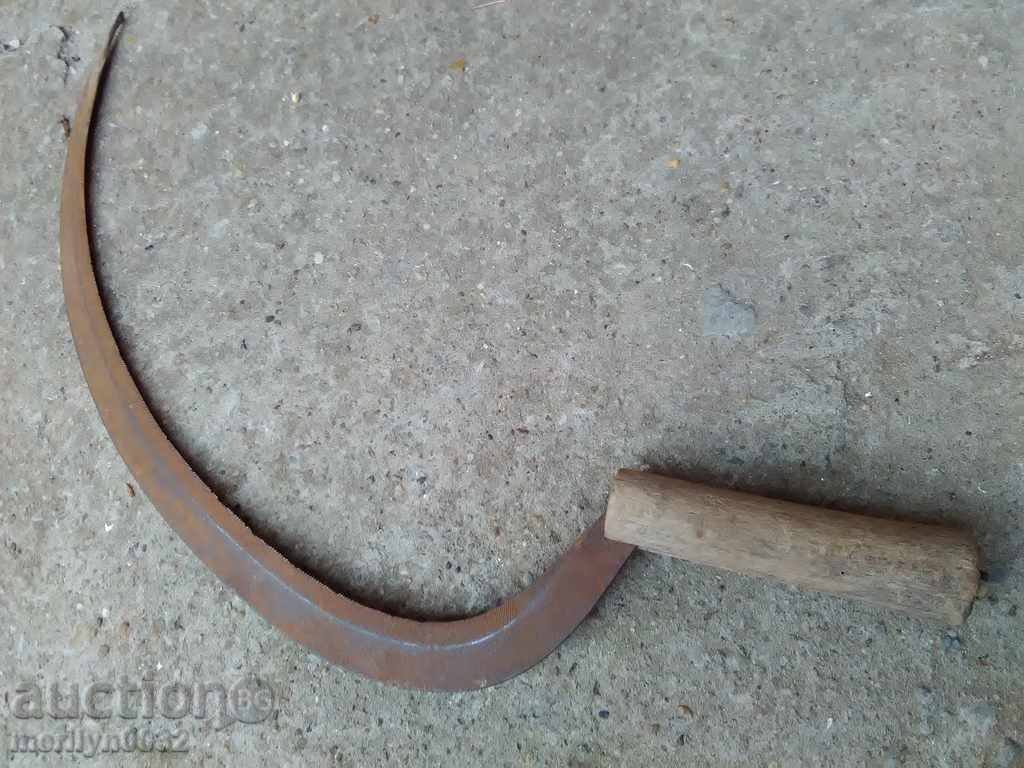 Old sickle, blade, wrought iron - 7 Old sickle, blade, wrought iron - 7