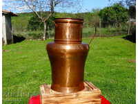 Copper jug for milk, vase, amphora