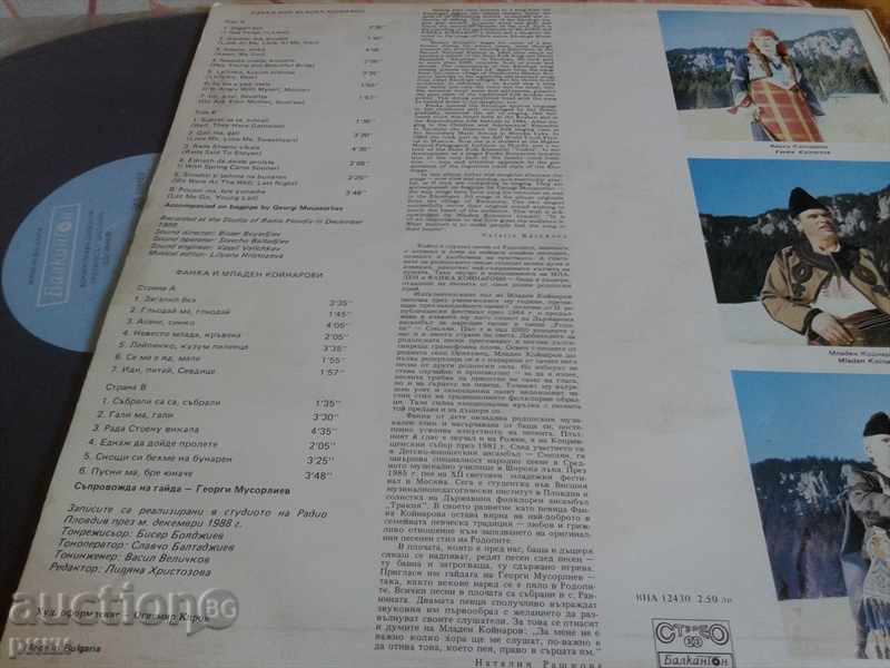 BHA 12430 Fanka Koynarova and Mladen Koynarov with price 35.00 BGN | € 17.90 BHA 12430 Fanka Koynarova and Mladen Koynarov with price 35.00 BGN | € 17.90