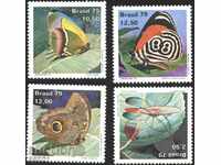 Чисти марки Фауна Насекоми Пеперуди 1979  от Бразилия