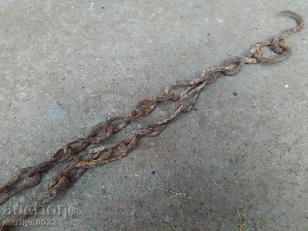 Vechiul cârlig lanț forjat, cârlige cuier lanț focar - 7 Vechiul cârlig lanț forjat, cârlige cuier lanț focar - 7