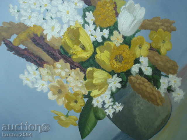 Painting, 72x62 cm., oil on canvas 'MARGO', Goutier FR. with price 199.95 BGN | € 102.23 Painting, 72x62 cm., oil on canvas 'MARGO', Goutier FR. with price 199.95 BGN | € 102.23