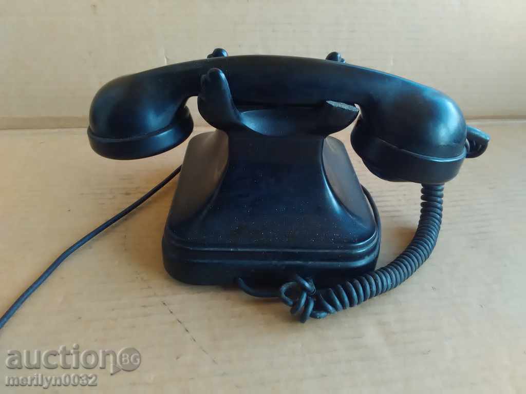 German telephone set Siemens plug telephone 20-30 yrs WW2 - 5 German telephone set Siemens plug telephone 20-30 yrs WW2 - 5