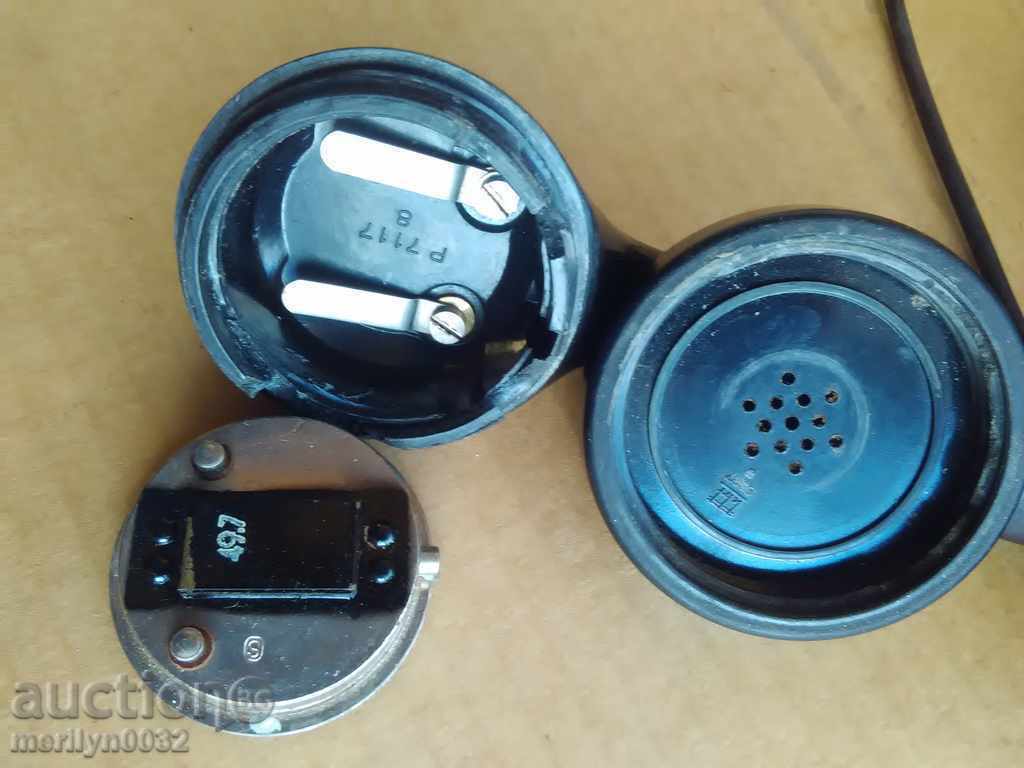 German telephone set Siemens plug telephone 20-30 yrs WW2 - 6 German telephone set Siemens plug telephone 20-30 yrs WW2 - 6
