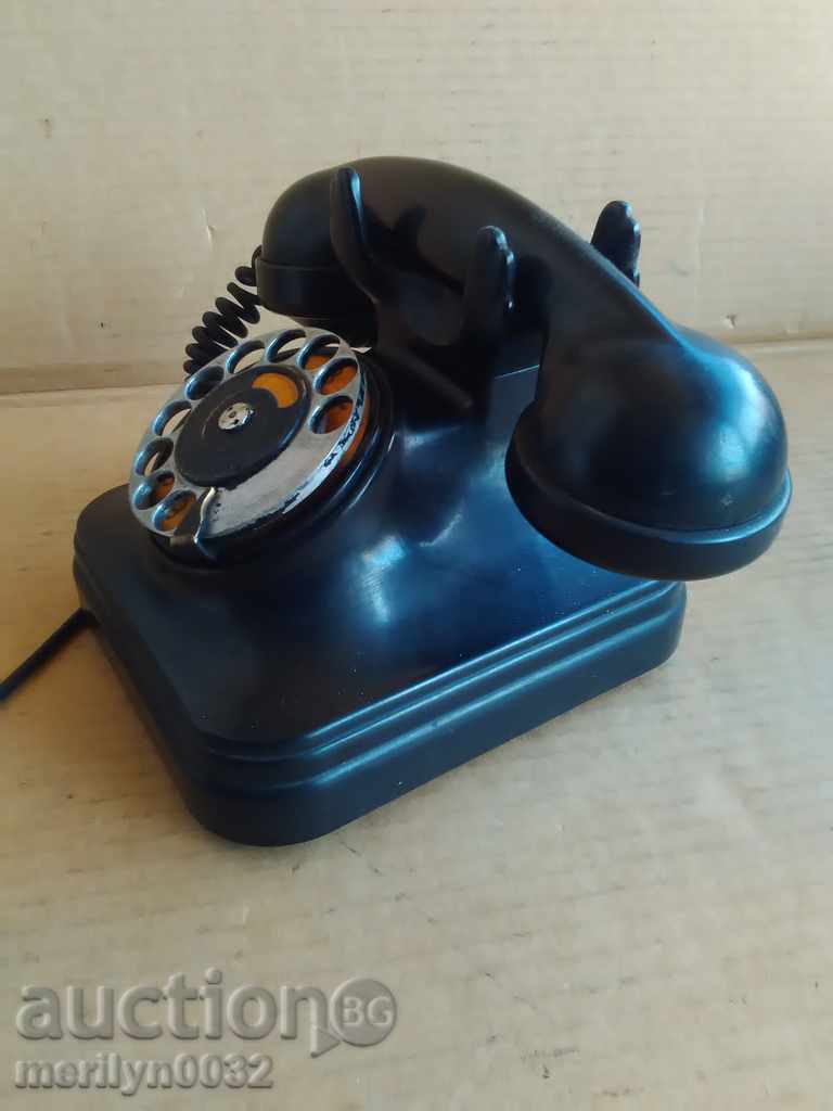 German telephone set Siemens plug telephone 20-30 yrs WW2 - 7 German telephone set Siemens plug telephone 20-30 yrs WW2 - 7