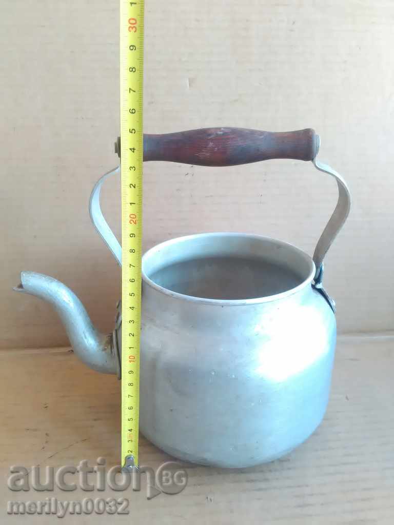 Алуминиев чайник 40-те години СССР самовар - 7 Алуминиев чайник 40-те години СССР самовар - 7