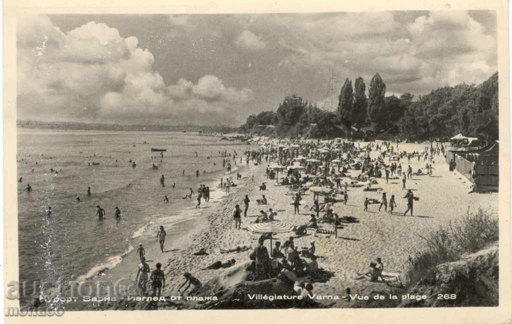 Old postcard - Varna Resort, Beach Old postcard - Varna Resort, Beach