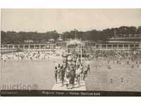 Αντίκα καρτ ποστάλ - Βάρνα, η προβλήτα μπροστά από τα λουτρά