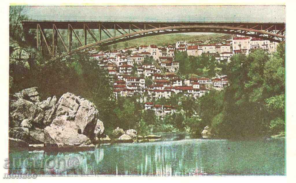 Стара пощенска картичка - Търново, Изглед