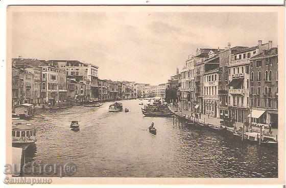 Картичка  Италия  Венеция Канале гранде 2*