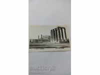 Postcard Athenes Themple of Zeus 1958