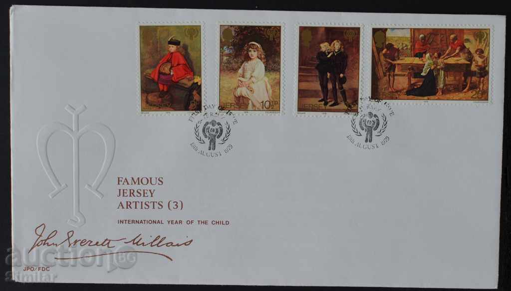 3 pcs. First Jersey Envelopes Jersey 1979 with price 3.00 BGN | € 1.53 3 pcs. First Jersey Envelopes Jersey 1979 with price 3.00 BGN | € 1.53