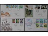3 pcs. First Jersey Envelopes Jersey 1980