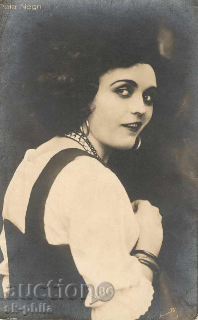 Antique Καλλιτέχνες καρτ-ποστάλ - Pola Negri