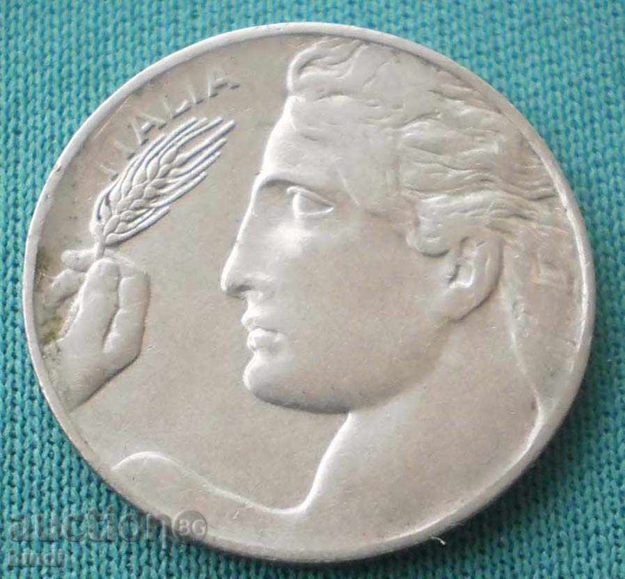 Италия  20  Чентесими   1920  Рядка година  UNC с цена € 2.56 | 5.01 лв.
