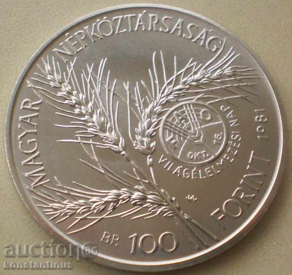 Ungaria 100 Forint 1981 UNC cu preț € 10.23 | 20.01 BGN Ungaria 100 Forint 1981 UNC cu preț € 10.23 | 20.01 BGN